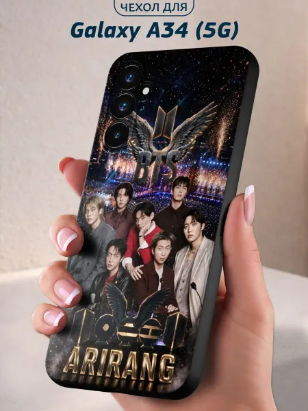 Infinity pick Чехол на Galaxy A34 (5G) с принтом BTS Arirang