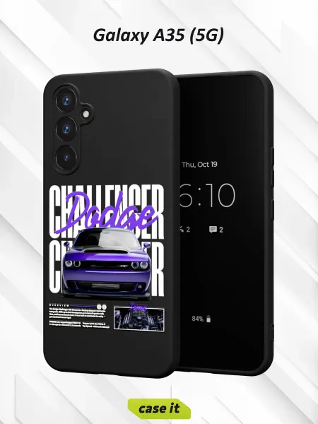 Case it Чехол на Samsung A35 (5G)с принтом The pink car