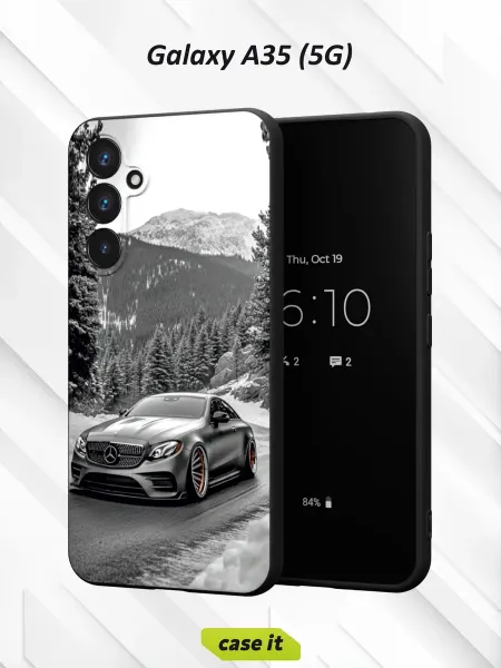 Case it Чехол на Samsung A35 (5G) с принтом Mercedes E-Class Coupe