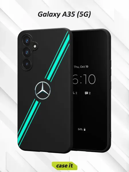 Case it Чехол на Samsung A35 (5G) с принтом Mercedes-AMG Petronas F1