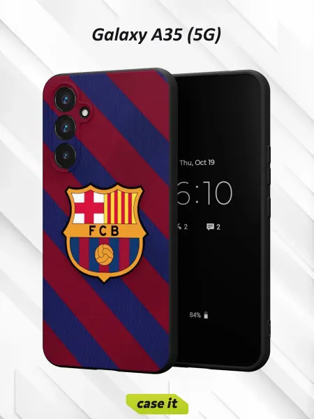 Case it Чехол на Samsung A35 (5G) с принтом Каталонская Барселона