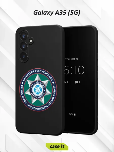 Case it Чехол на Samsung A35 (5G)с принтом Символ Казахстана