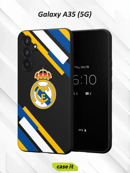 Case it Чехол на Samsung A35 (5G) с принтом Футбольный клуб Реал