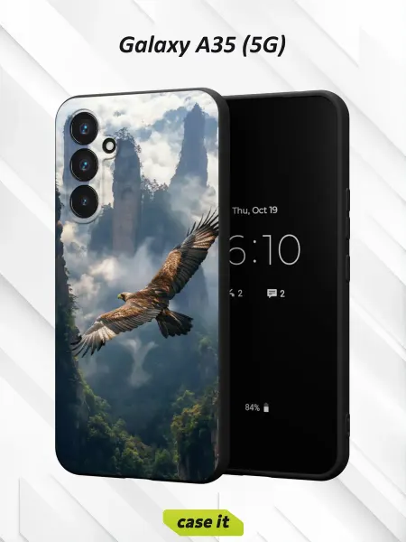 Case it Чехол на Samsung A35 (5G)с принтом Парящий в небе