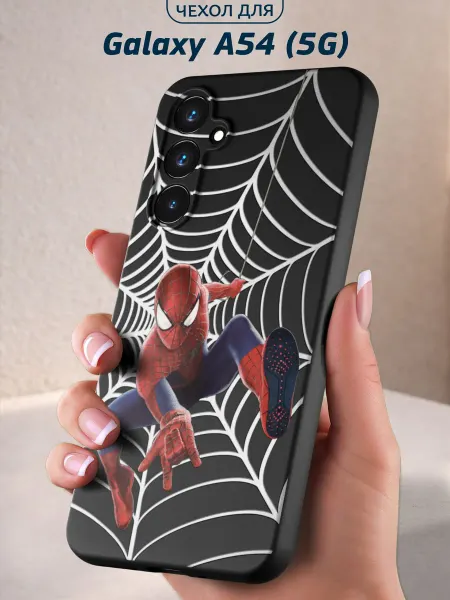 Infinity pick Чехол на Galaxy A54 (5G) с принтом Человек паук