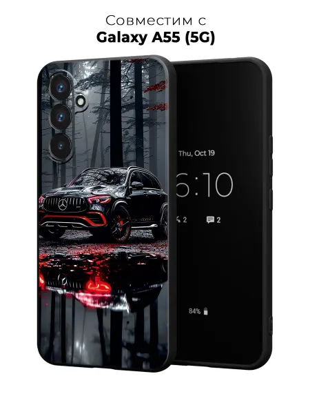 Case it Чехол на Samsung A55 5G с принтом Mercedes