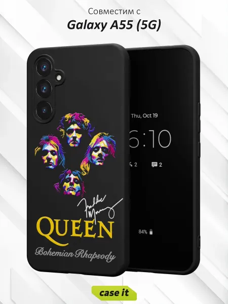 Case it Чехол на Samsung A55 5G с принтом Queen