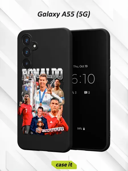 Case it Чехол на Samsung A55 (5G)с принтом Криштиану Роналду