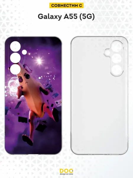 DesignOnCase Чехол на Samsung Galaxy A55 (5G) с принтом Fortnite