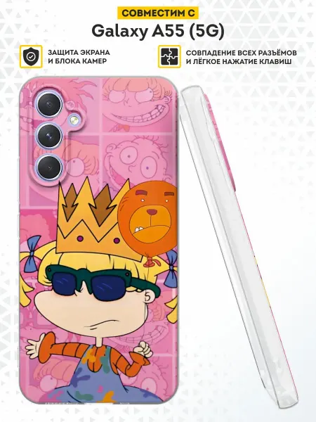 DesignOnCase Чехол на Samsung Galaxy A55 (5G) с принтом Анжелика
