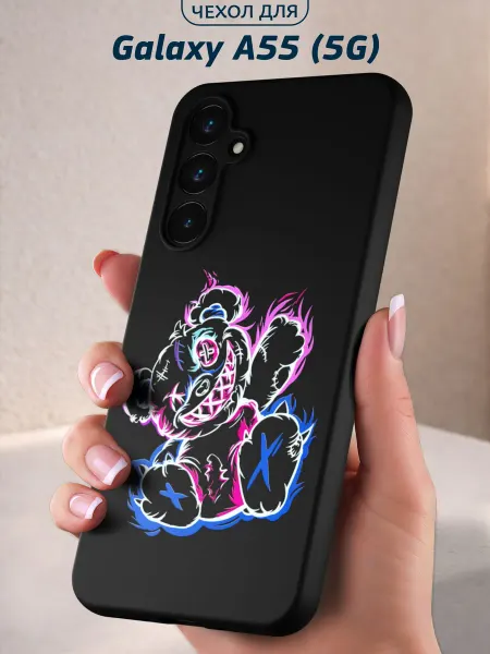 Infinity pick Чехол на Galaxy A55 (5G) с принтом Мишка