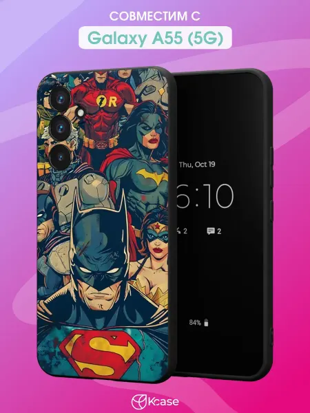 Kcase Чехол на Samsung Galaxy A55 (5G) с принтом Marvel