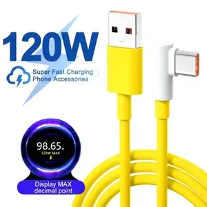 Игровой кабель USB Type-C / 1.0 М / 6А 120W / для быстрой зарядки и передачи данных смартфонов Xiaomi Redmi Poco BlackShark