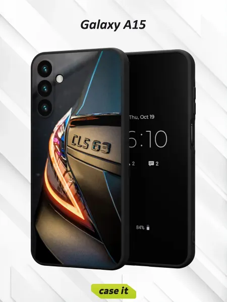 Case it Чехол на Samsung A15 с принтом Мерседес Бенз CLS 63