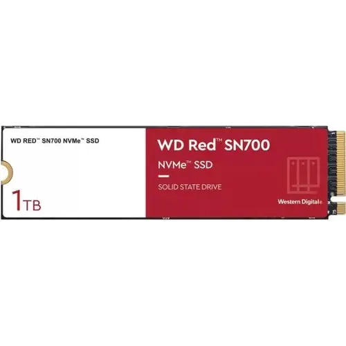 Western Digital 1 ТБ Внутренний SSD-диск Western Digital Red SN700 M.2 2280 1.0 Tb PCIe Gen3x4 NVMe 3D NAND TLC (WDS100T1R0C), 2.5", SATA III 6 Гбит/с (WDS100T1R0C)