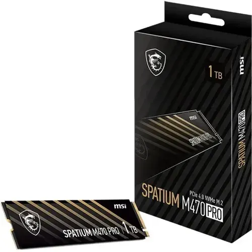 MSI 1 ТБ Внутренний SSD-диск SPATIUM M470 PRO, M.2, PCI-E 4.0 (S78-440L0J0-P83)