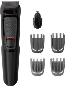 Триммер Philips MG3710/33 универсальный для лица, сухое бритье, 6 в 1, 5 насадок, 0,5-5 мм, черный