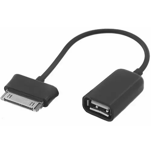 Кабель-переходник, адаптер Samsung Galaxy Tab - USB2.0 Af переходник с поддержкой OTG Defender, кабель - 0.1 метра
