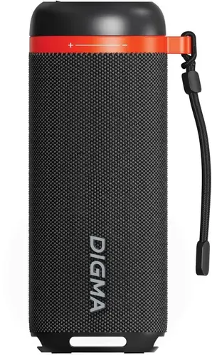 Колонка блютуз беспроводная портативная Digma D-PS1521 черный 16W 2.0 BT 10м 1800mAh (PS1521B)
