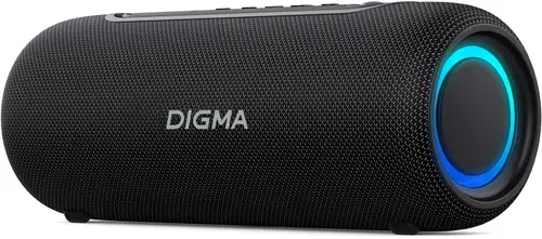 Колонка блютуз беспроводная портативная Digma D-PS1524 черный 20W 2.0 BT 10м 2000mAh (PS1524B)
