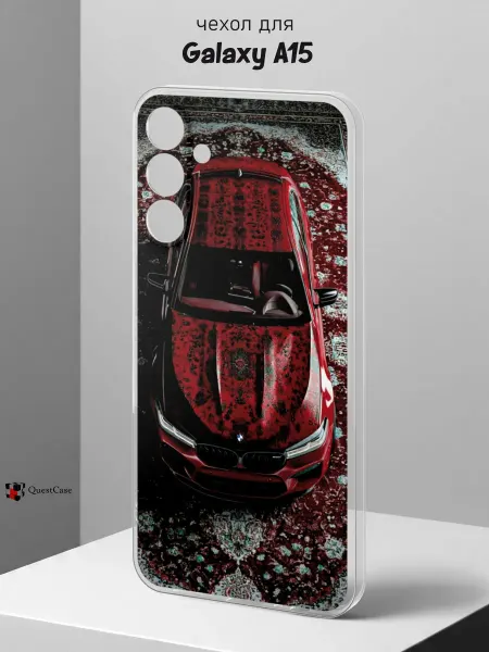 QuestCase Чехол на Samsung A15 с принтом BMW