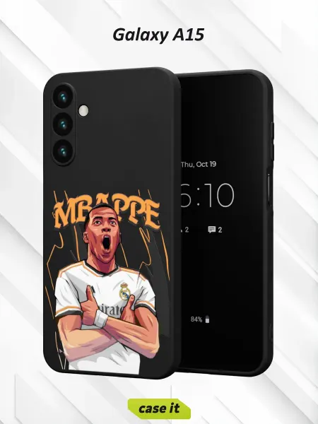 Case it Чехол на Samsung A15 с принтом star of Real Madrid