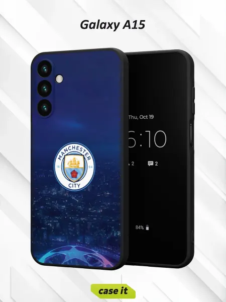 Case it Чехол на Samsung A15 с принтом Manchester Сити