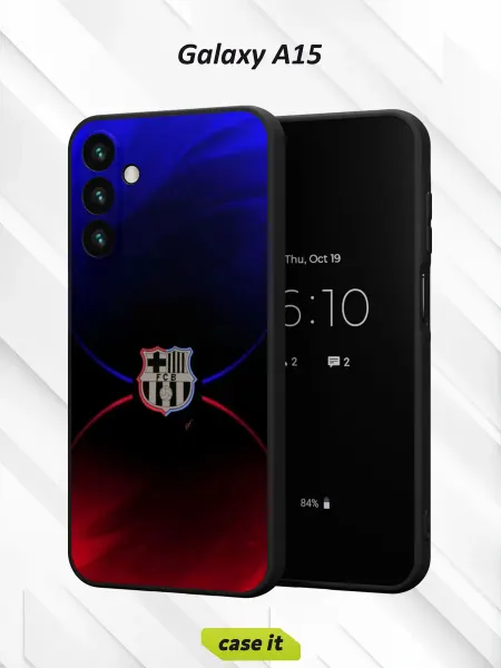 Case it Чехол на Samsung A15 с принтом Барселона с дугами
