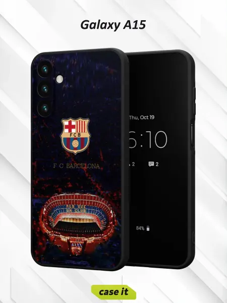 Case it Чехол на Samsung A15 с принтом Барселона стадион