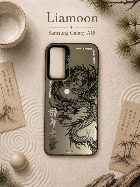 Liamoon Чехол на Samsung Galaxy A15 с принтом Дракон