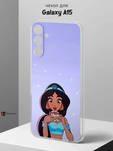 QuestCase Чехол на Samsung A15 с принтом Жасмин