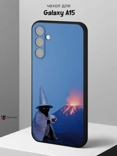 QuestCase Чехол на Samsung A15 с принтом Мем