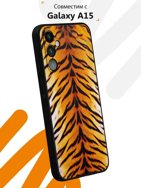 Мобилиус Чехол на Samsung A15 с принтом Тигр