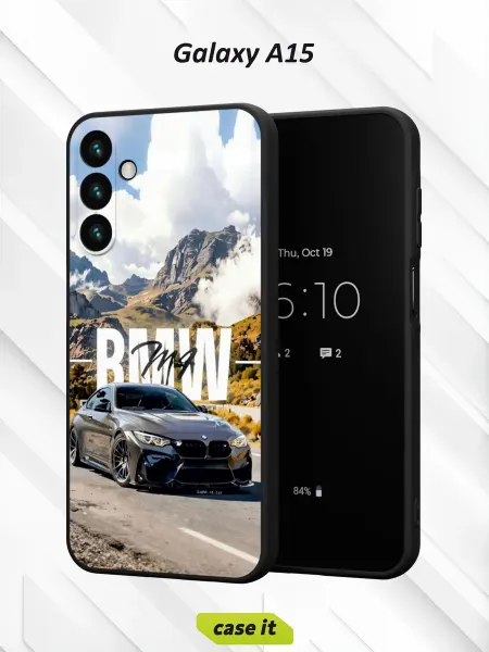 Case it Чехол на Samsung A15с принтом BMW M4 (F82)