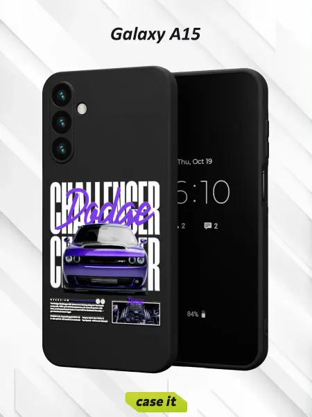 Case it Чехол на Samsung A15с принтом The purple car