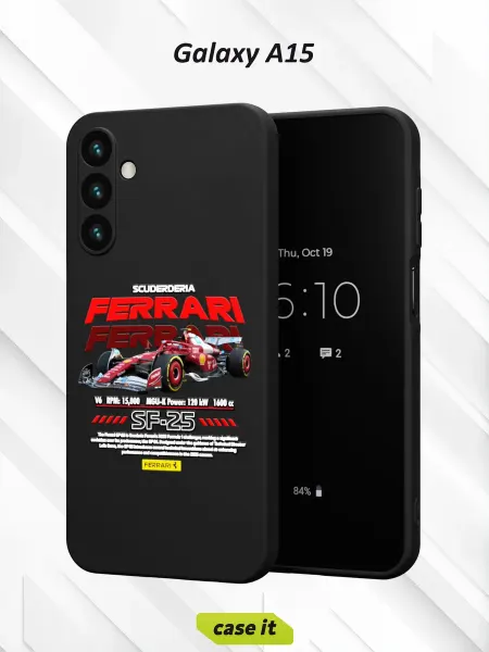 Case it Чехол на Samsung A15с принтом Ferrari SF-25
