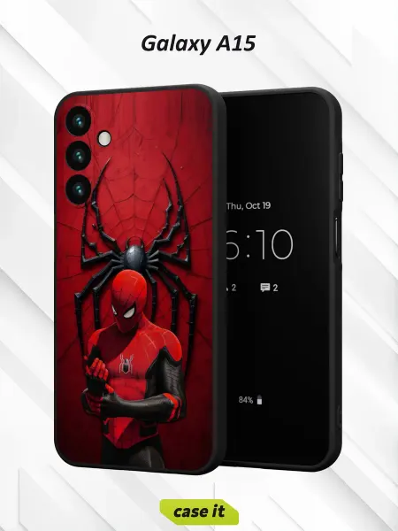 Case it Чехол на Samsung A15с принтом Питер Паркер Marvel