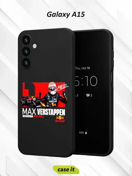 Case it Чехол на Samsung A15с принтом Max Verstappen