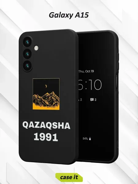 Case it Чехол на Samsung A15с принтом QAZAQSHA