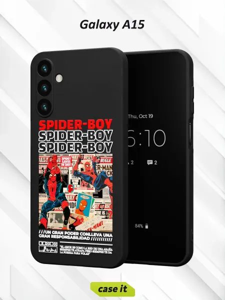 Case it Чехол на Samsung A15с принтом SPIDER-BOY