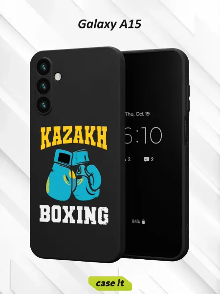 Case it Чехол на Samsung A15с принтом Казахстан бокс