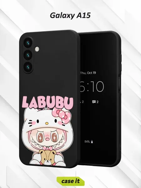 Case it Чехол на Samsung A15с принтом Лабубу