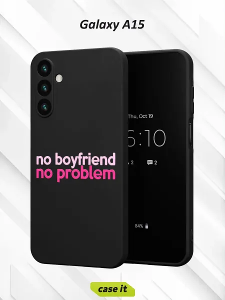 Case it Чехол на Samsung A15с принтом Надпись