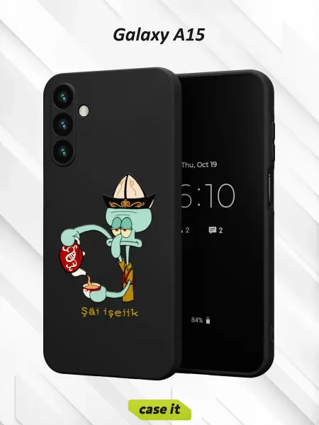 Case it Чехол на Samsung A15с принтом Сквидвард