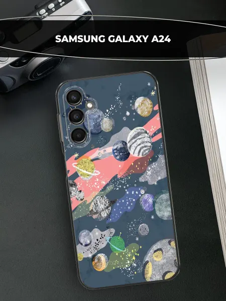 Samsung Чехол на Galaxy A24 космос