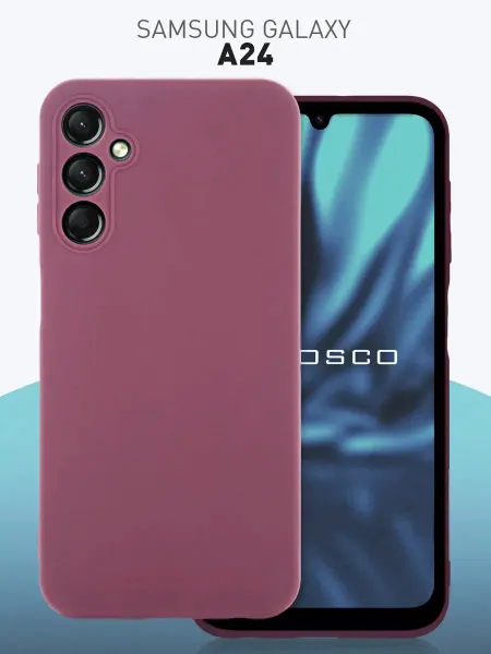 Rosco Тонкий чехол на Samsung A24 зеленый