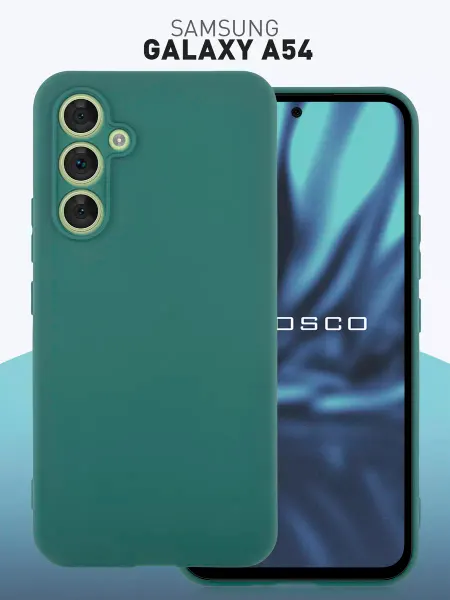 Rosco Тонкий чехол на Samsung A54 зеленый