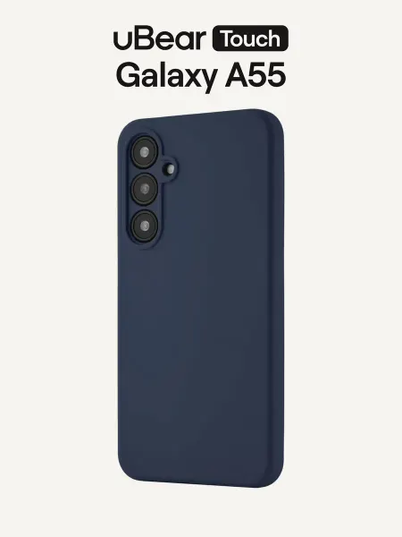UBear Чехол для Samsung Galaxy A55, силикон, софт-тач