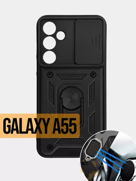 Чехлович Чехол на Samsung Galaxy A55 противоударный с защитой камеры