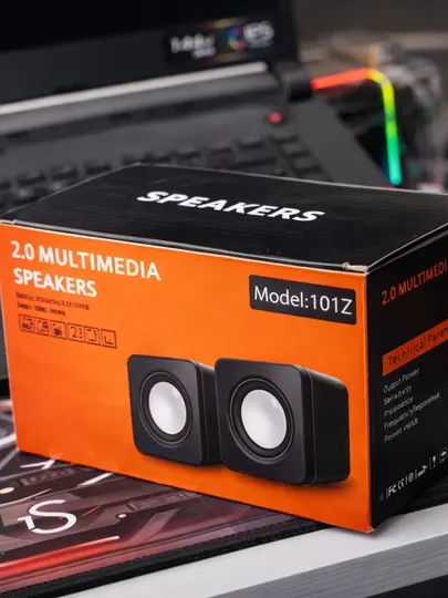 Мультимедийные колонки 2.0 Model 101Z – стерео динамики для ПК и ноутбука